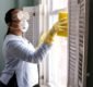 clean-disinfect home woman